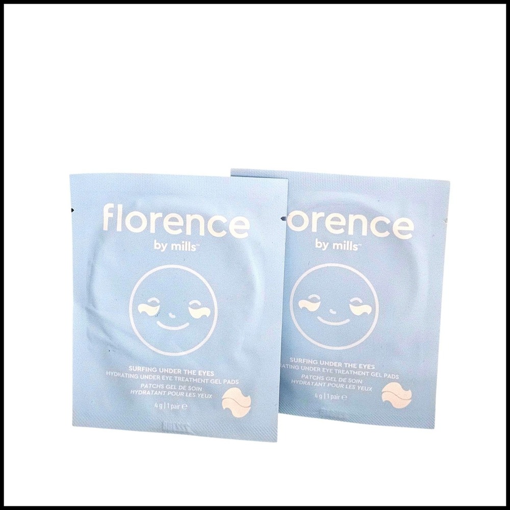 2 x Florence by Mills Surfing Under the Eyes Hydrating Gel Pads Eye Treatment